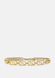 Womens Greca Goddess Chain Belt in gold   US at Versace